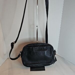 Atelier Noir Black Leather Crossbody Bag